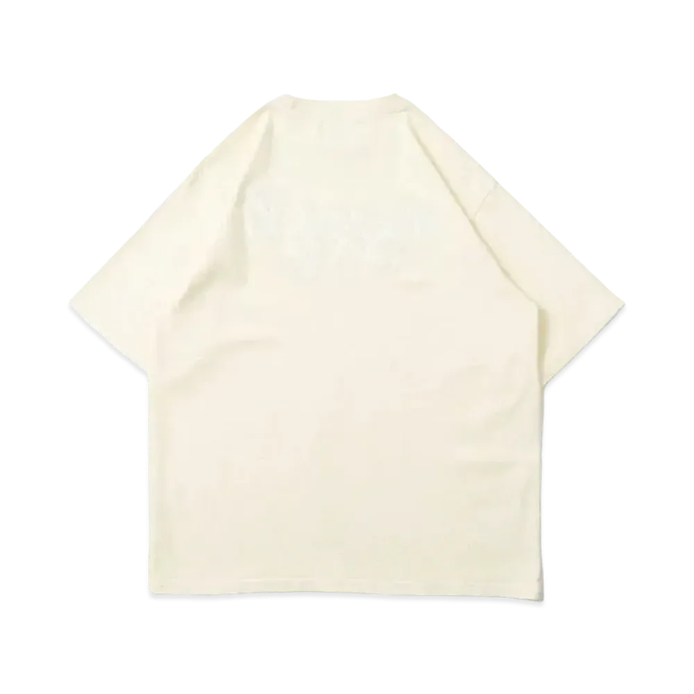 Younger Song Universal logo overdye tee "WHITE"