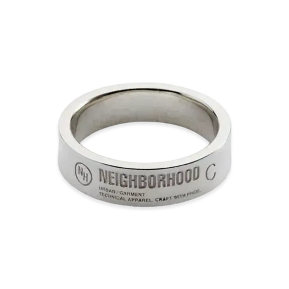 NEIGHBORHOOD Plain Ring "Silver"