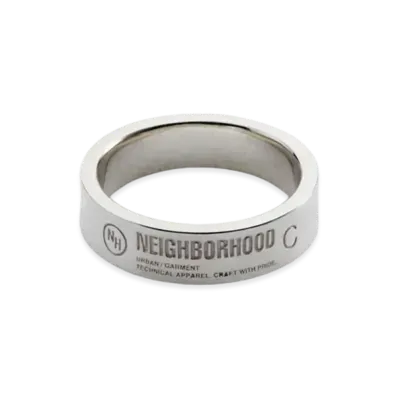 NEIGHBORHOOD Plain Ring "Silver"