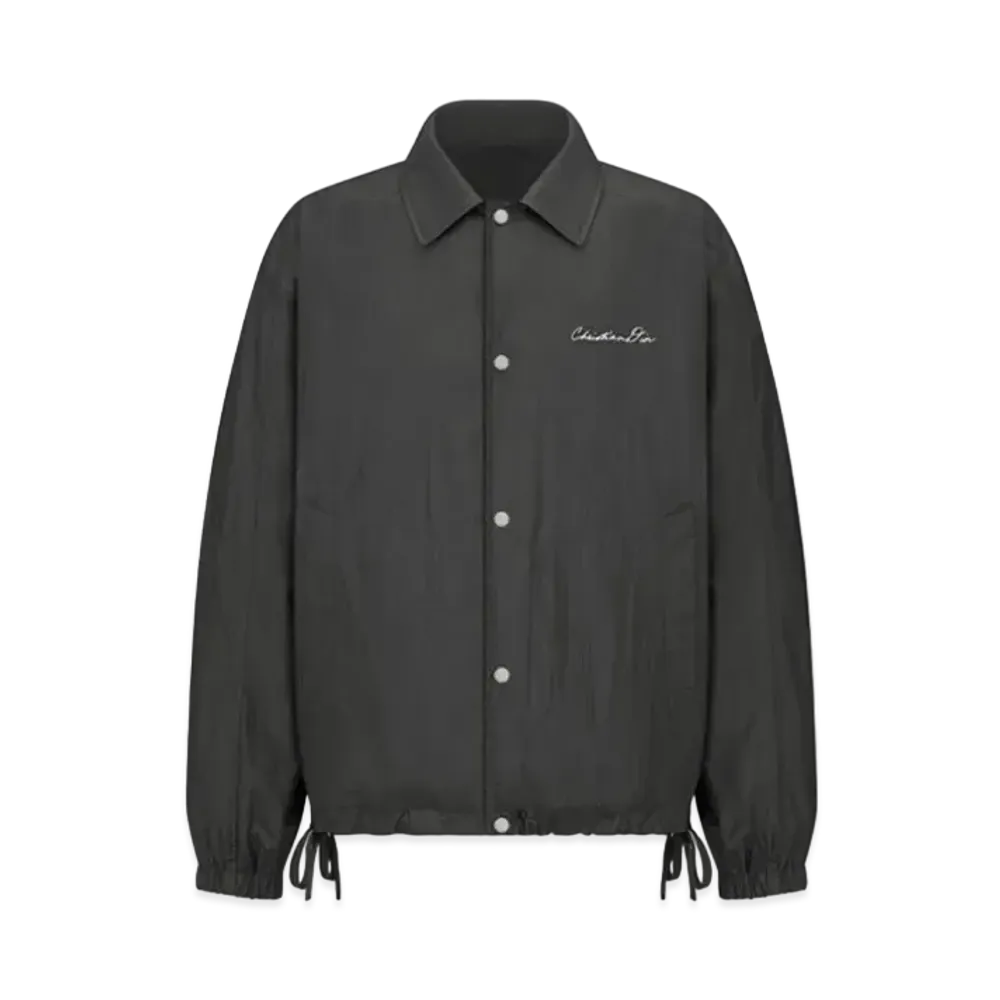 Dior Men's Blouson Jacket Technical Fabric "Black"