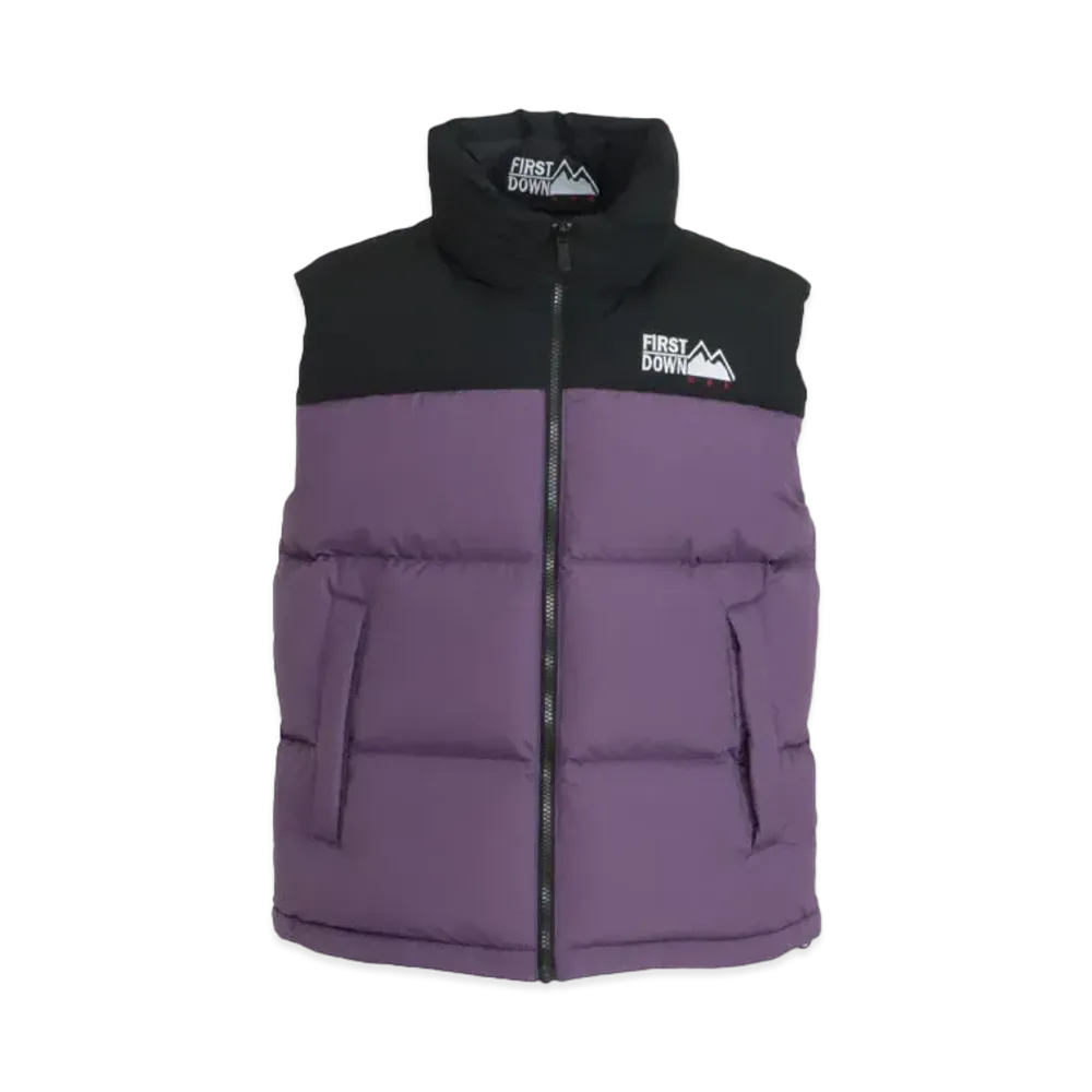 FIRST DOWN BUBBLE DOWN VEST "Purple"