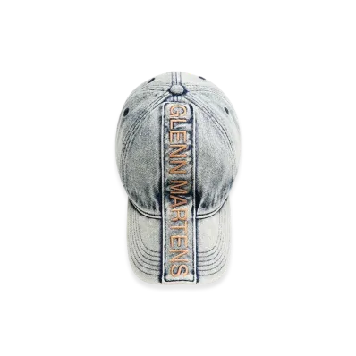 H&M x Glenn Martens Design Denim Cap "Light Denim Blue"