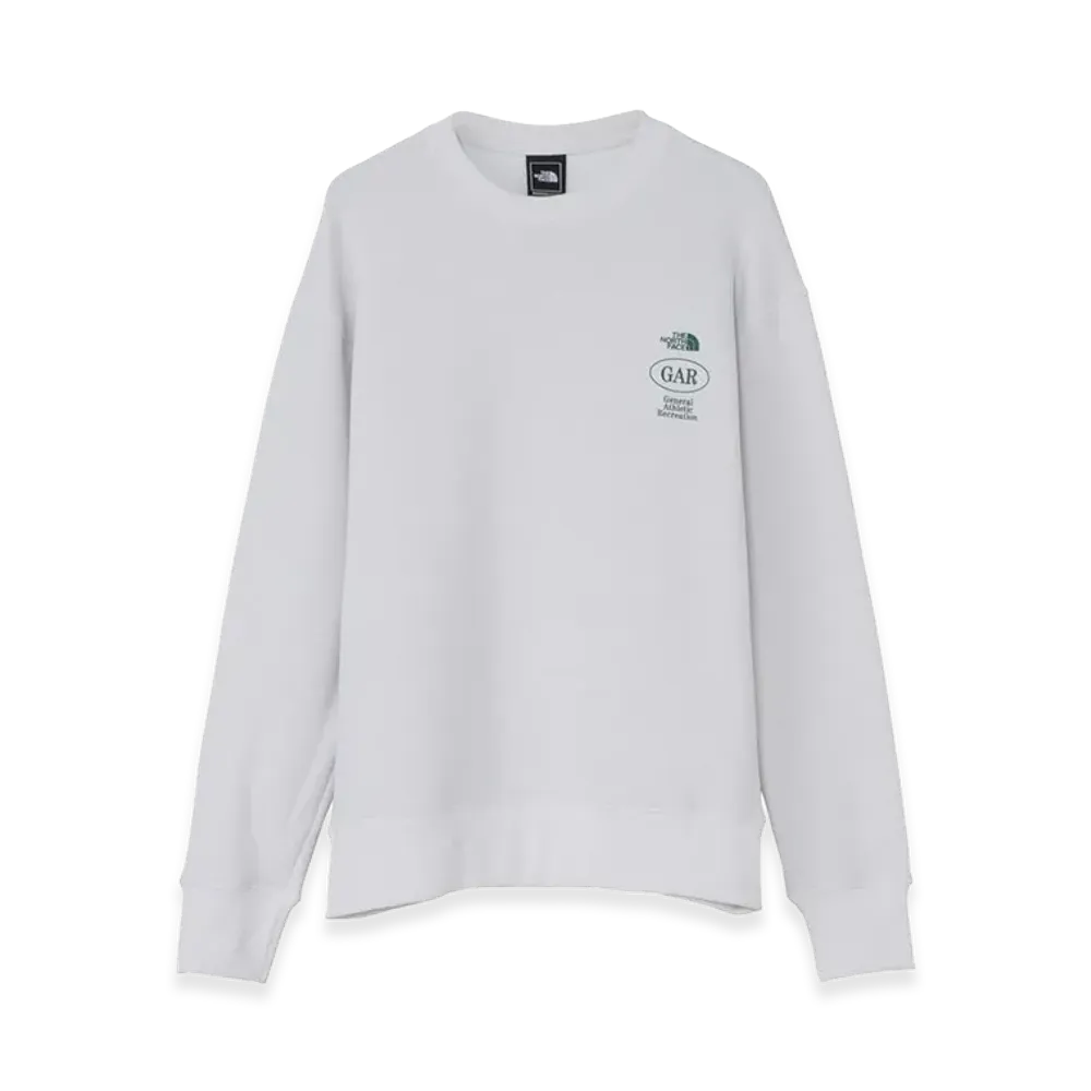 The North Face General Athletic Recreation Sweat Crew Unisex "White Mix Grey"