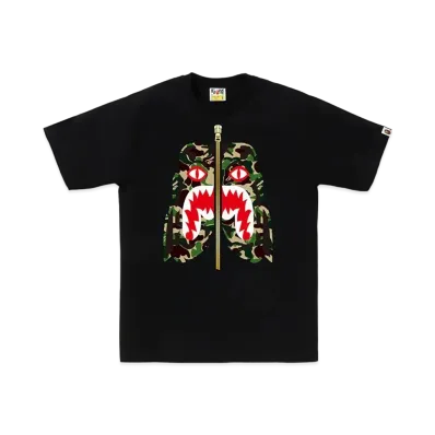 A BATHING APE ABC Camo Tiger Tee "Black/Green"