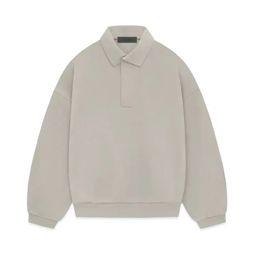 FEAR OF GOD ESSENTIALS Longsleeve Polo "Seal"