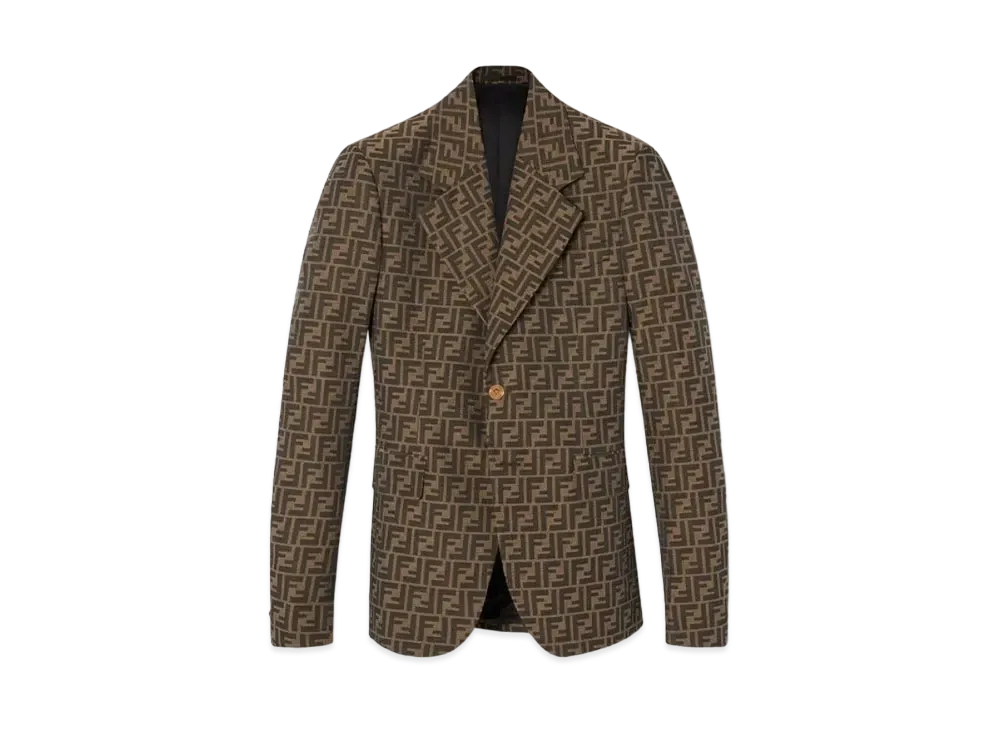 FENDI x Versace Fendace FF Jacquard Blazer "Brown"