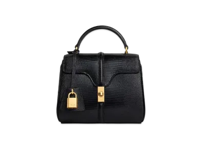 CELINE Mini 16 in Lizard "Black"