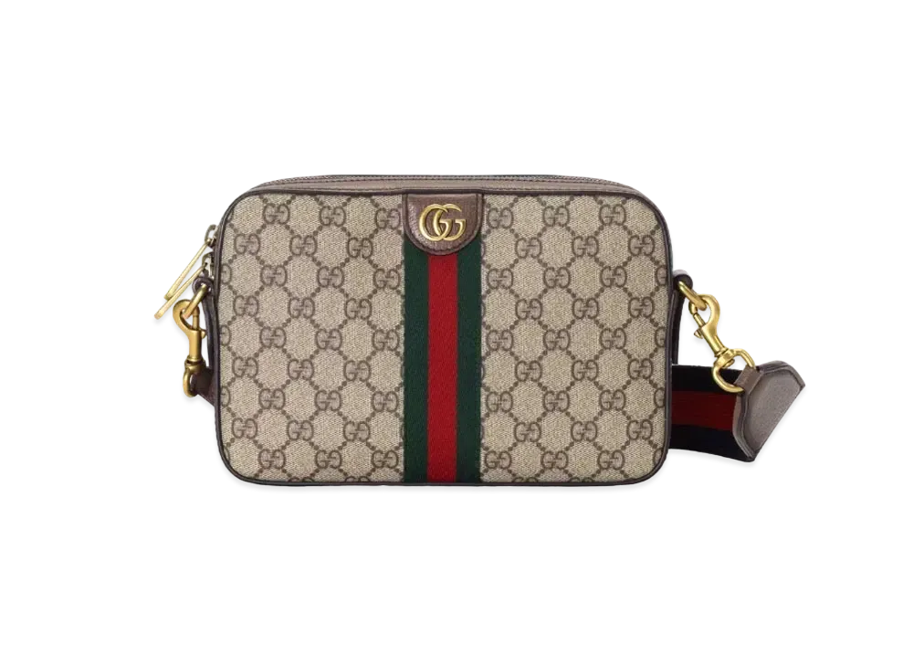 グッチ オフィディア GGショルダーバッグ GGスプリーム "ベージュ/エボニー" 699439 9C2ST 8920