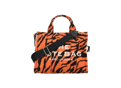 MARC JACOBS The Tiger Stripe Small Tote Bag "Orange"