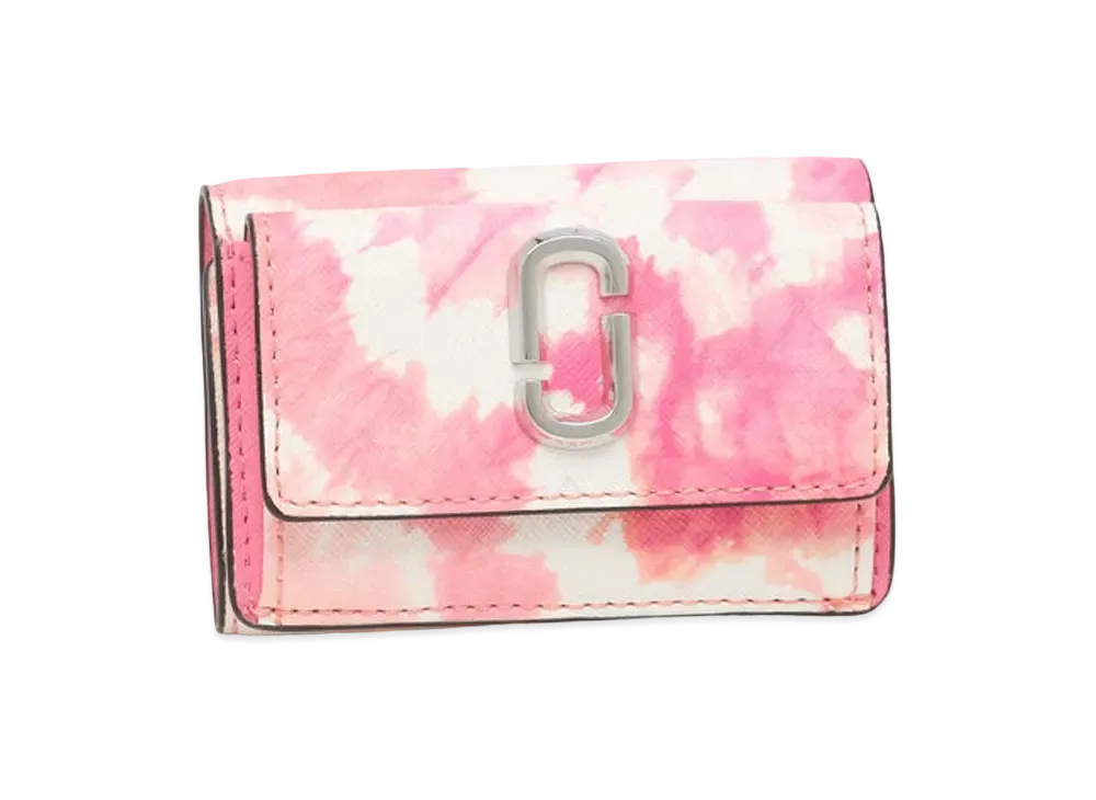 Marc Jacobs The Snapshot Tie Dye Mini Trifold "Pink Multi"