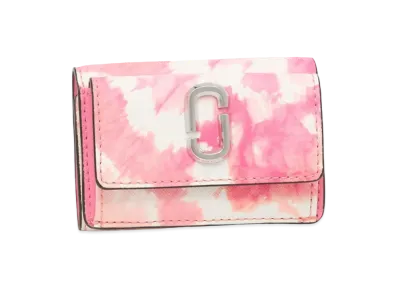 Marc Jacobs The Snapshot Tie Dye Mini Trifold "Pink Multi"