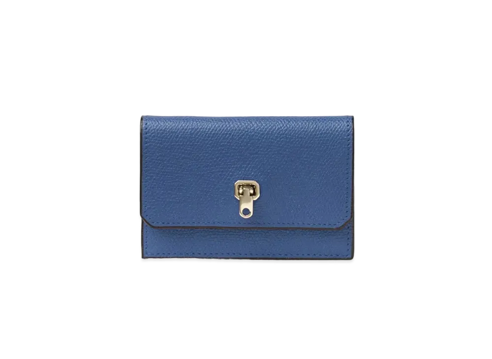 Valextra Brella Card Case "Royal Blue"