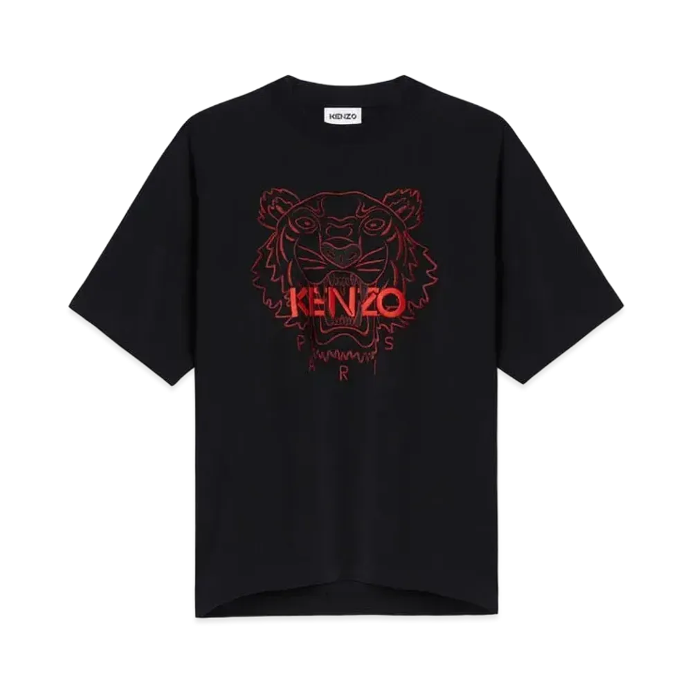 KENZO Loose T-shirt tiger Tigre "Black"