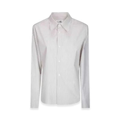 MM6 Maison Margiela Women's Long-Sleeved Shirt "White"