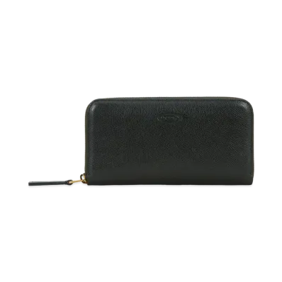 TOD'S Wallet In Leather "Black/Green"