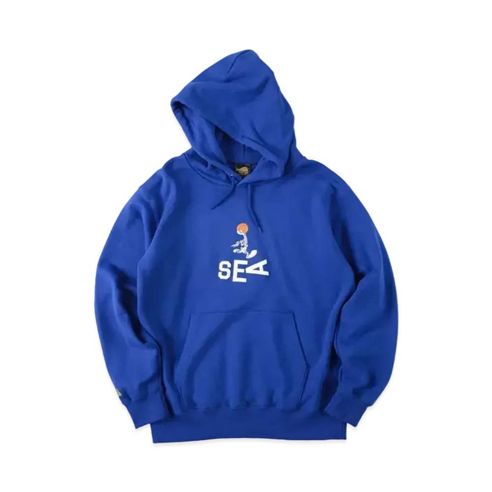 WIND AND SEA SPACE JAM (BUNNY -DEVIL) HOODIE "R.Blue"