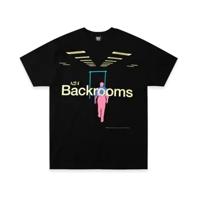 Geeks Rule x Backrooms Silkscreen Printing T Shirt Vol.03 "Black"