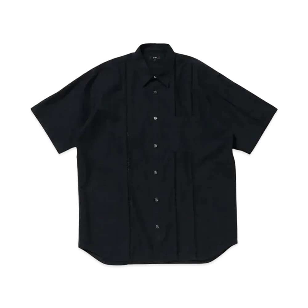 BEAMS Lace Tartan Check Shirt "Navy"
