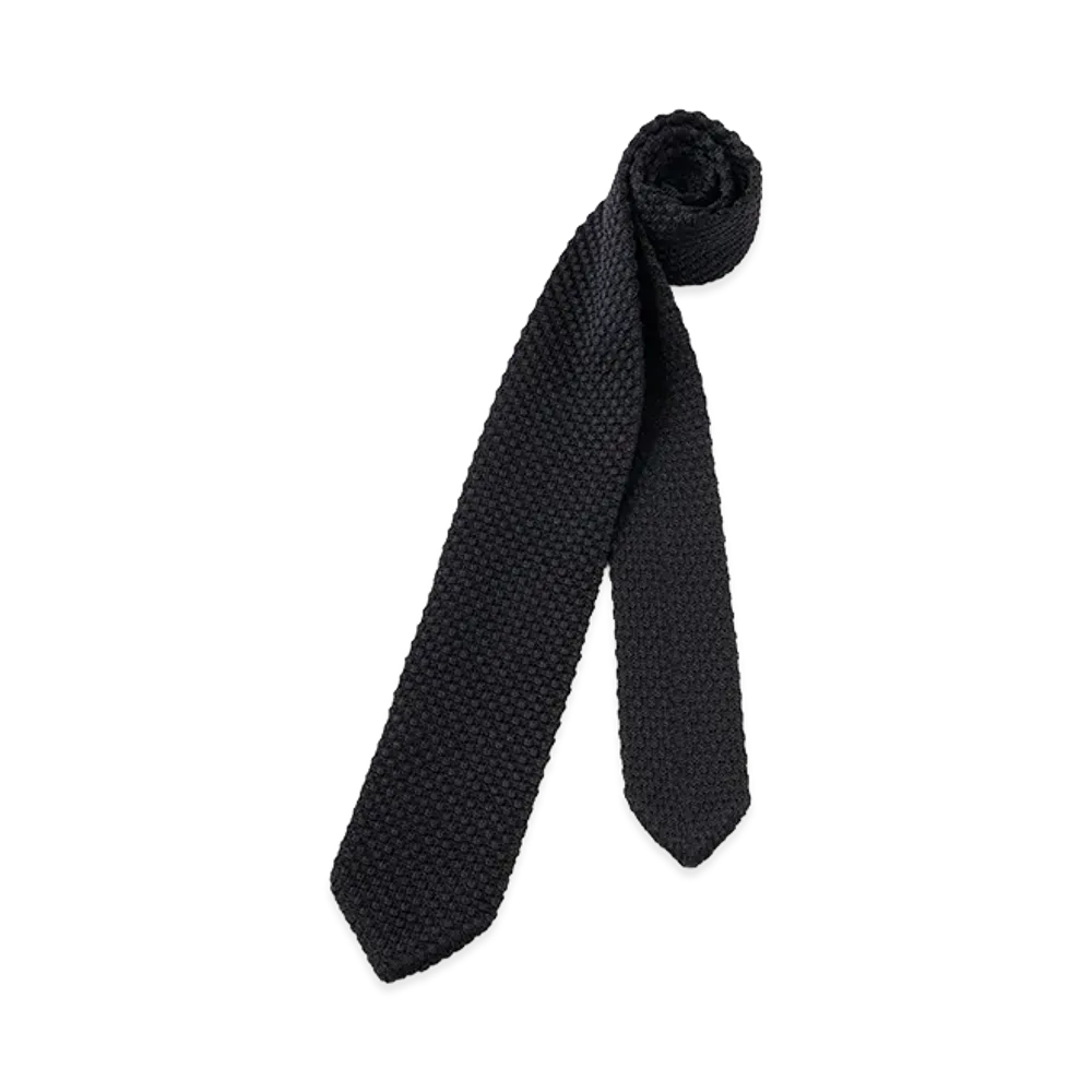 visvim Necktie (Silk) "Black"
