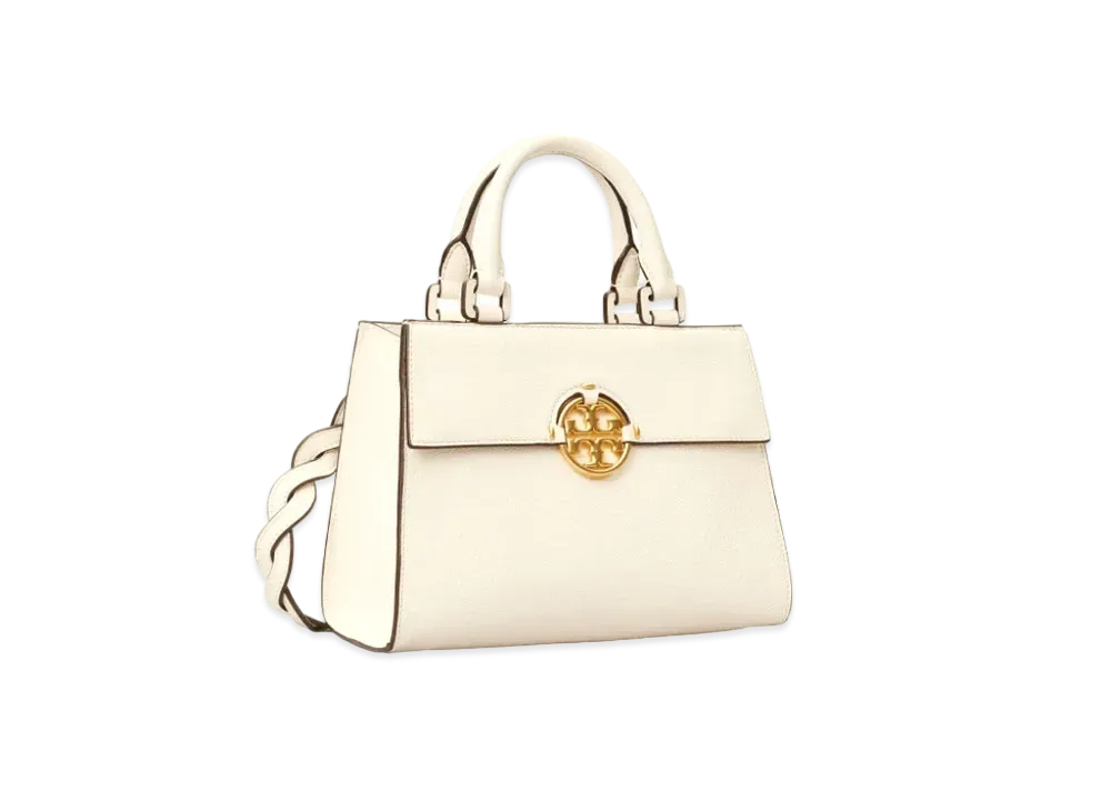 Tory Burch Miller Top-Handle Satchel "New Ivory"