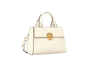Tory Burch Miller Top-Handle Satchel "New Ivory"