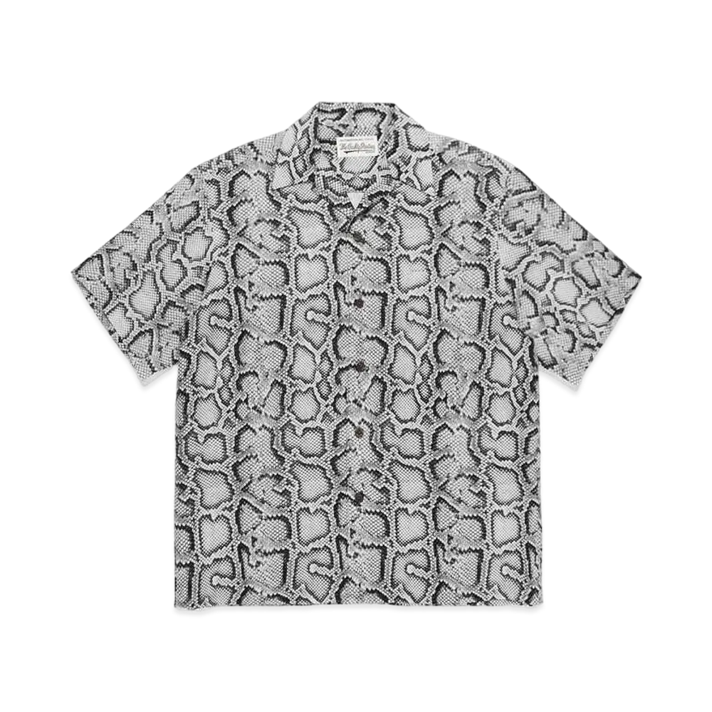 WACKO MARIA PYTHON OPEN COLLAR SHIRT "White"