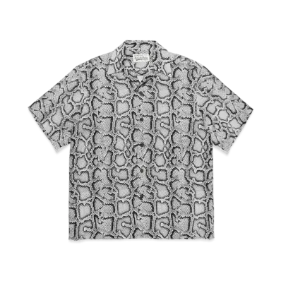 WACKO MARIA PYTHON OPEN COLLAR SHIRT "White"