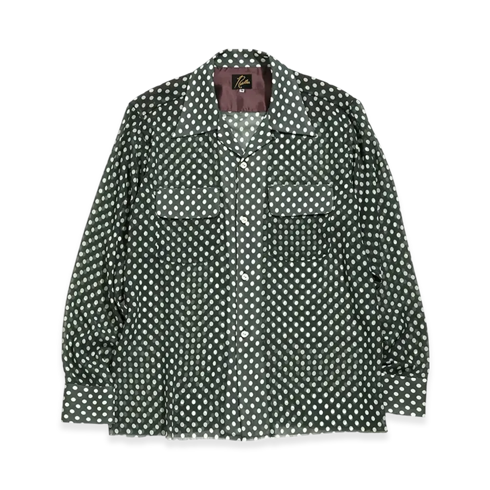 NEEDLES C.O.B. Classic Shirt - Poly Chiffon / Pt. "Papillon"