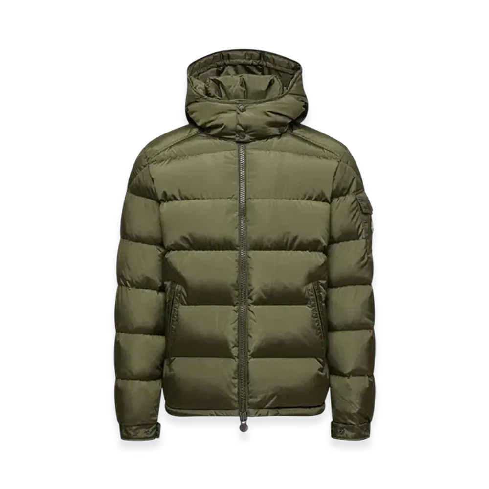 MONCLER Maya Matte Short Down Jacket "Olive Green"