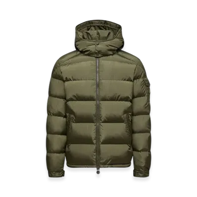 MONCLER Maya Matte Short Down Jacket "Olive Green"