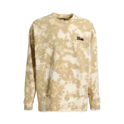 FIRST DOWN TIE DYE L/S T "Desert Beige"