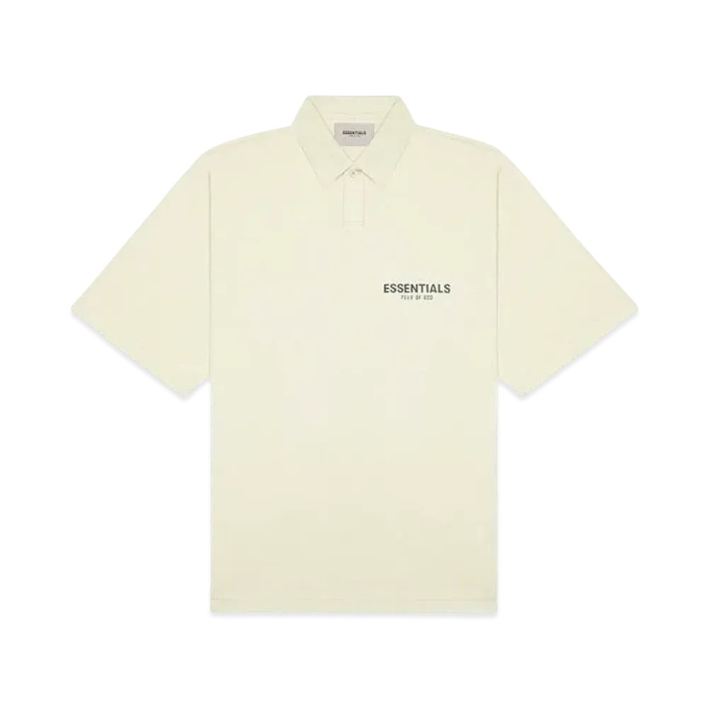 FEAR OF GOD ESSENTIALS Short Sleeve Boxy Polo "Buttercream"
