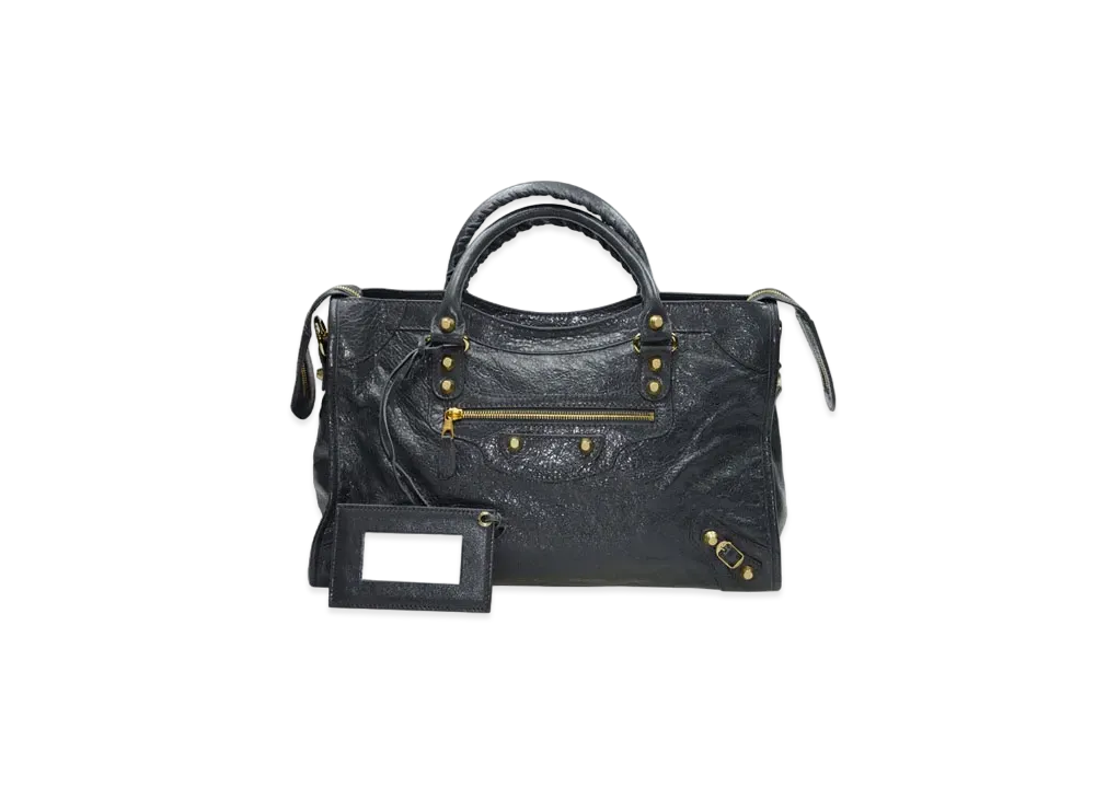BALENCIAGA Handbag Giant City Lamb Skin "Dark Gray"
