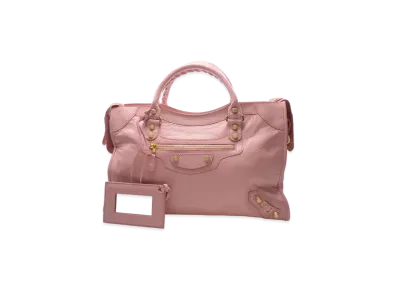 BALENCIAGA Handbag Lambskin "Pink"