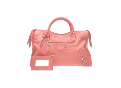 BALENCIAGA Giant City Handbag Lambskin "Pink"