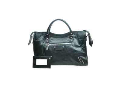 BALENCIAGA Handbag Lambskin "Black"
