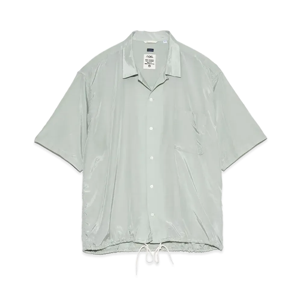 nanamica Open Collar S/S Shirt "CoralGreen"