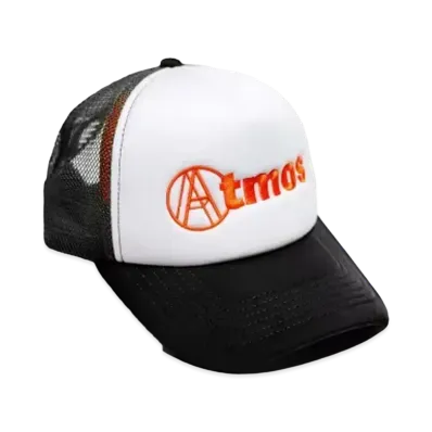 Atmos x AGAINST LAB. Year Of The Dragon Emblem Trucker Cap "Black"