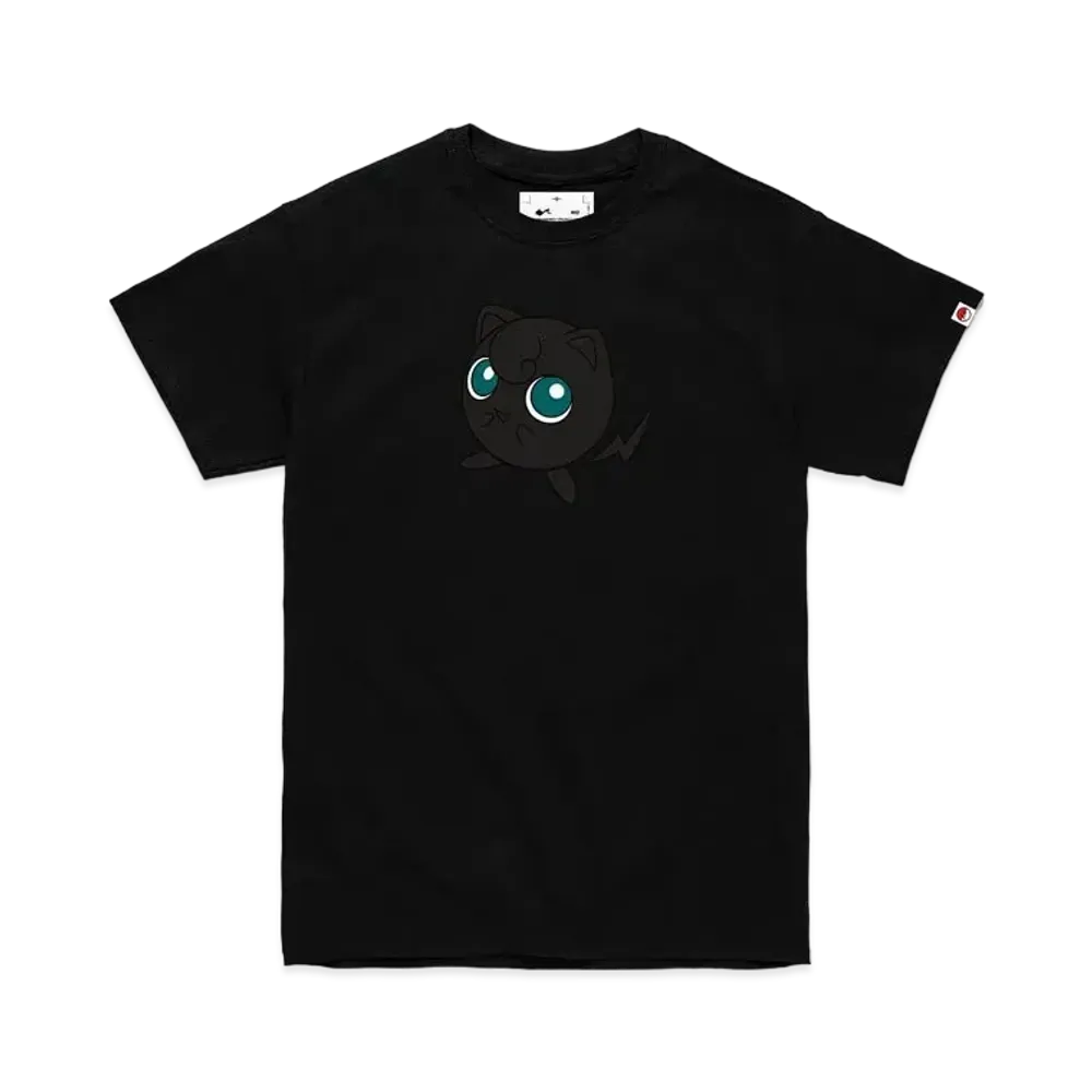 FRAGMENT x POKEMON THUNDERBOLT PROJECT JIGGLYPUFF REFLECTOR T-SHIRT "Black"