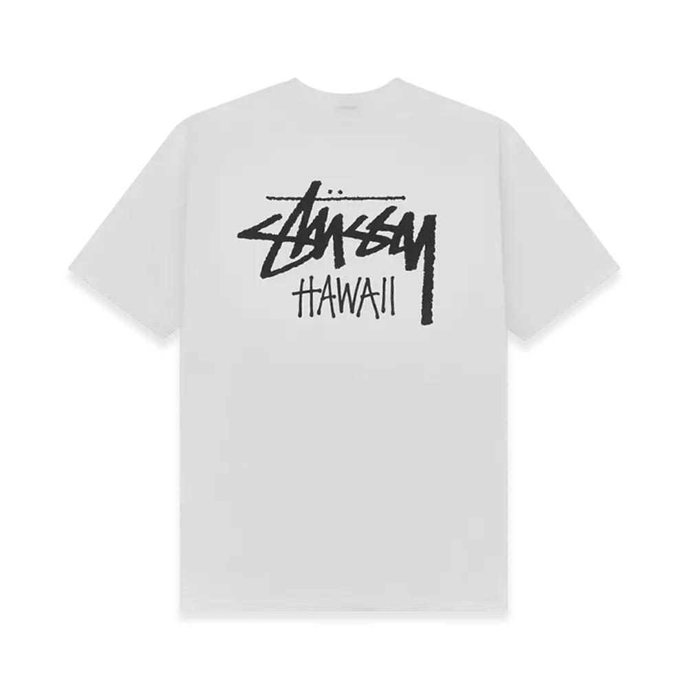 Stussy Stock Hawaii Tee "White"