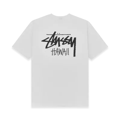 Stussy Stock Hawaii Tee "White"