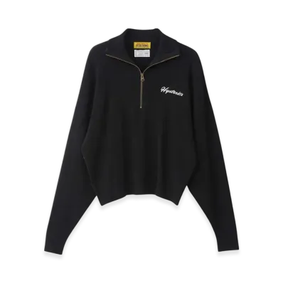 HYSTERIC GLAMOUR Hysteric Motel Half Zip Pullover "Black"