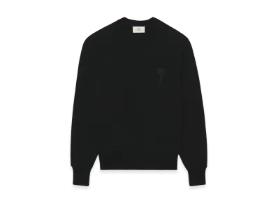 AMI PARIS Cotton Sweatshirt "Black"