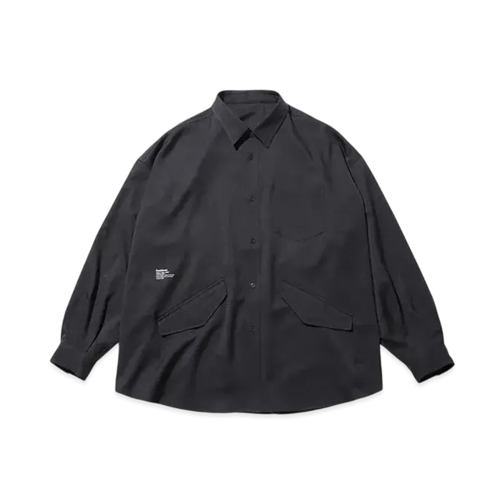 FreshService Wooly Twill Tech Shirt "Black"