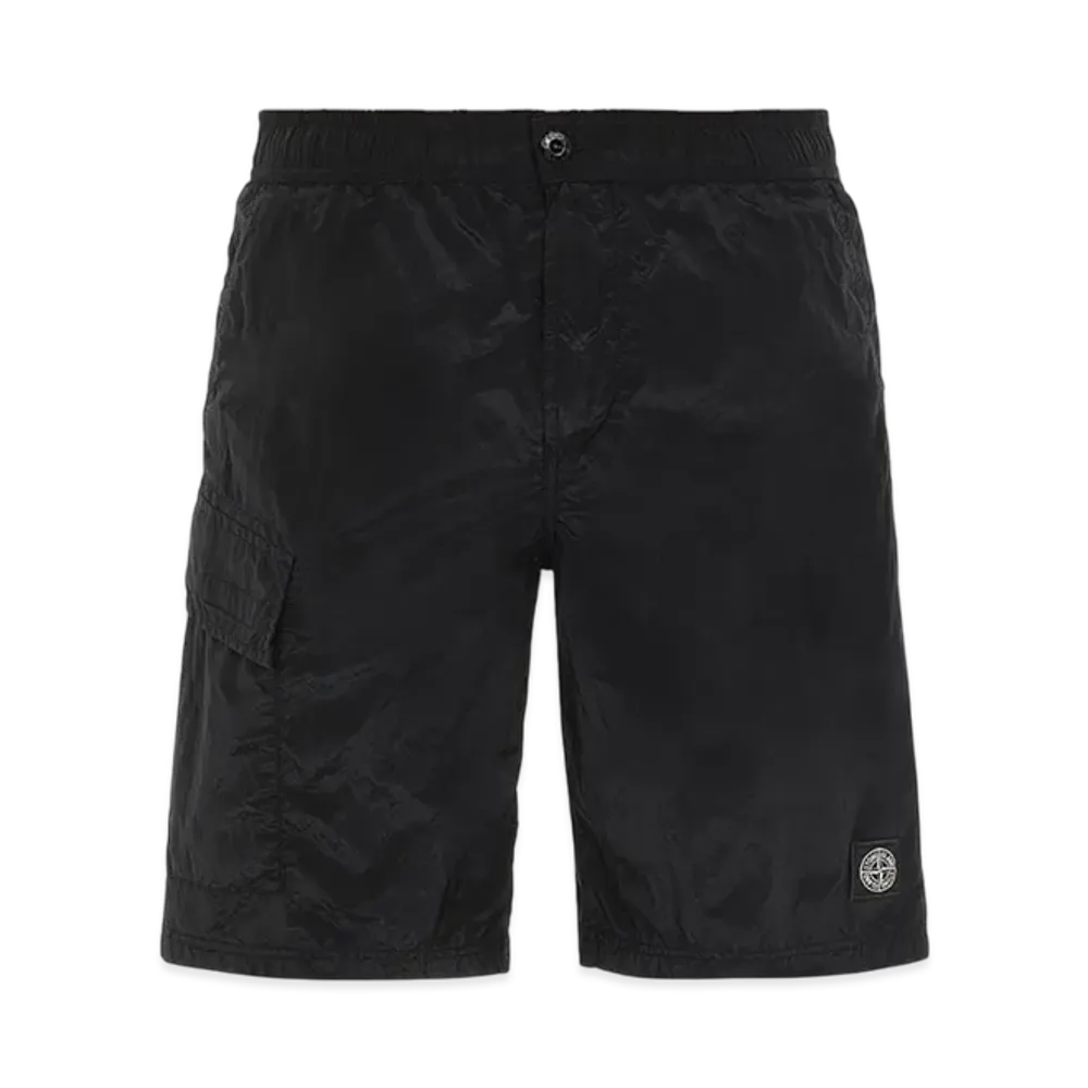 Stone Island B0343 Nylon Metal Swimming Trunks - 21SS "Black"