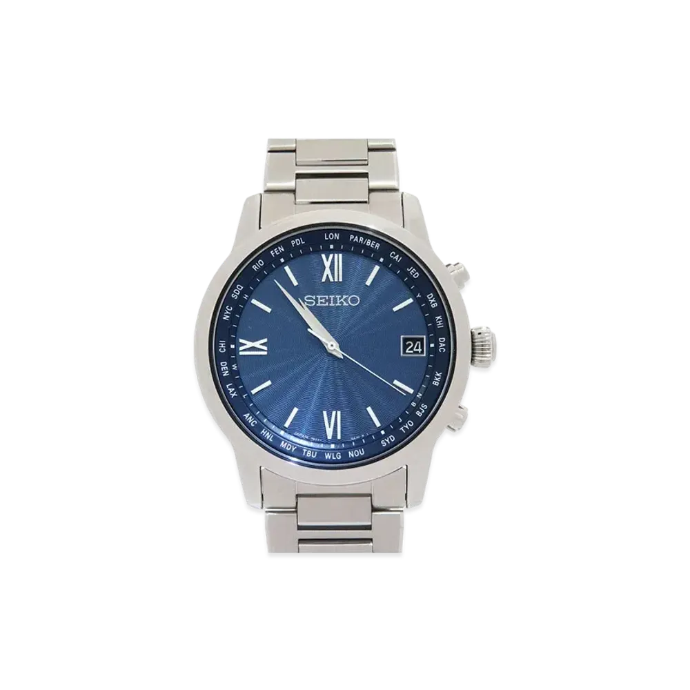 SEIKO Brights Solar Radio "Navy" SAGZ103