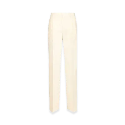 MM6 Maison Margiela Women's Tapered Leg Trousers "Beige"
