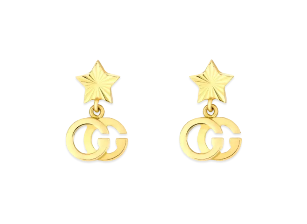 GUCCI GG Running 18K Earrings