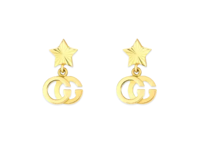 GUCCI GG Running 18K Earrings