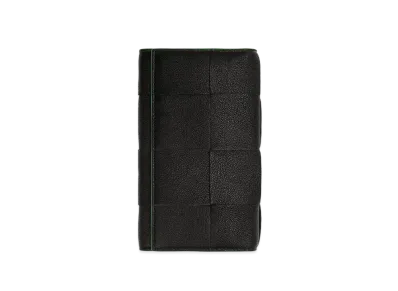 Bottega Veneta Long Wallet "Black/Parakeet"